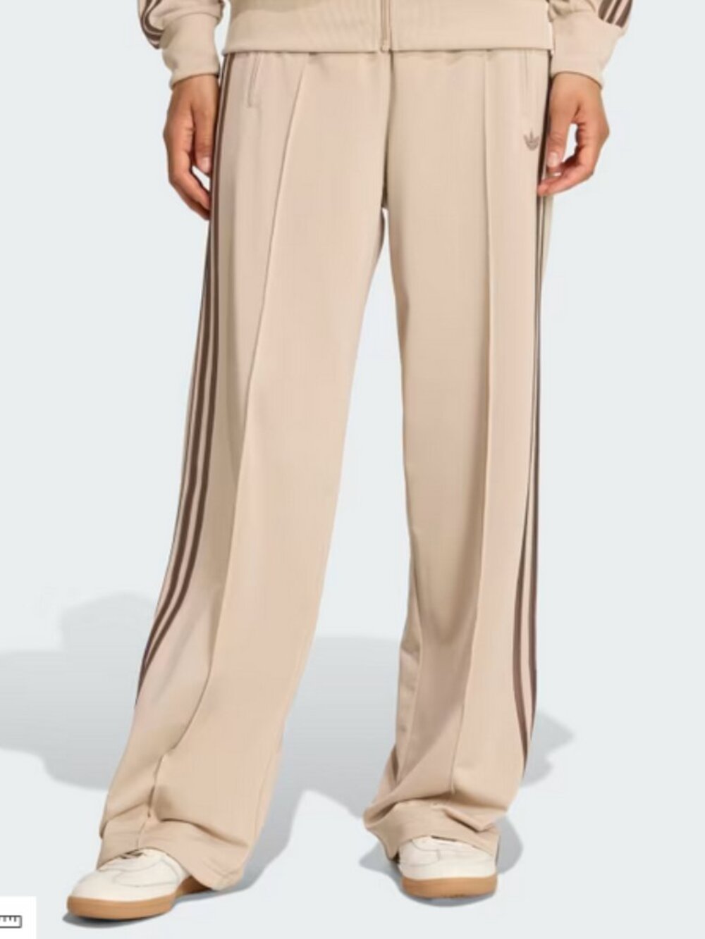 Adidas originals Firebird track pants trefoil logo Womens Size S Khaki